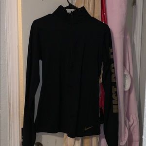 Nike half zip workout jacket